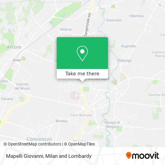 Mapelli Giovanni map