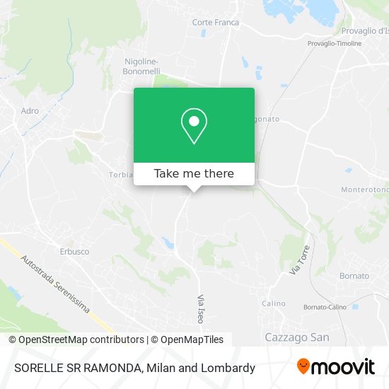 SORELLE SR RAMONDA map