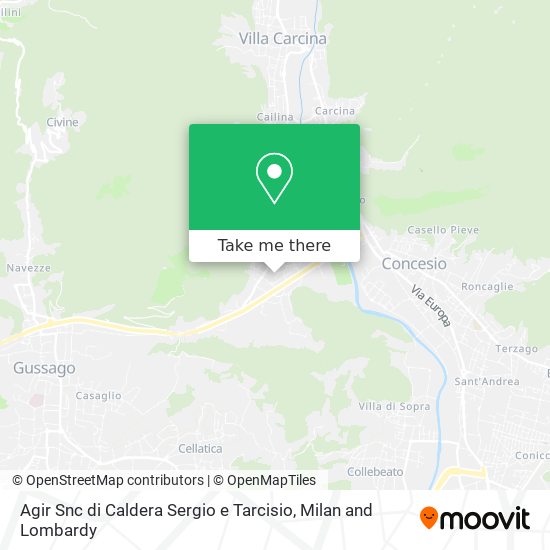Agir Snc di Caldera Sergio e Tarcisio map