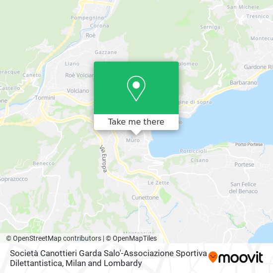 Società Canottieri Garda Salo'-Associazione Sportiva Dilettantistica map