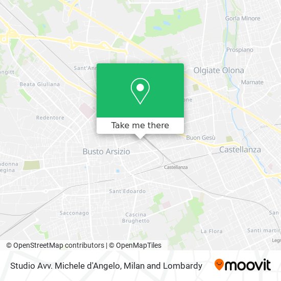 Studio Avv. Michele d'Angelo map