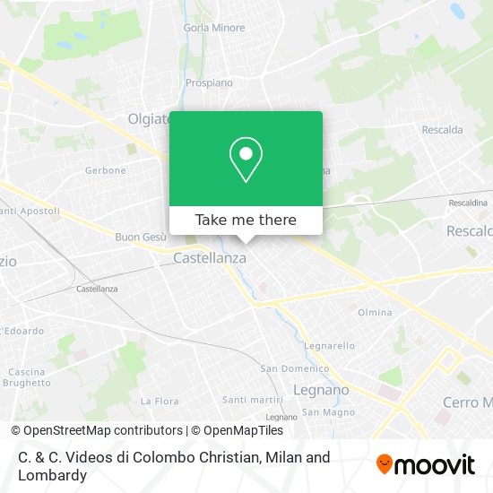 C. & C. Videos di Colombo Christian map