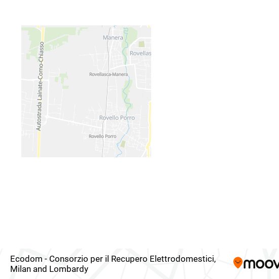 Ecodom - Consorzio per il Recupero Elettrodomestici map