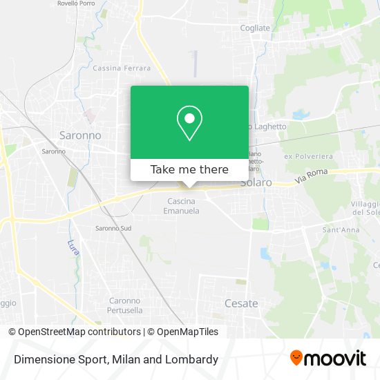 Dimensione Sport map
