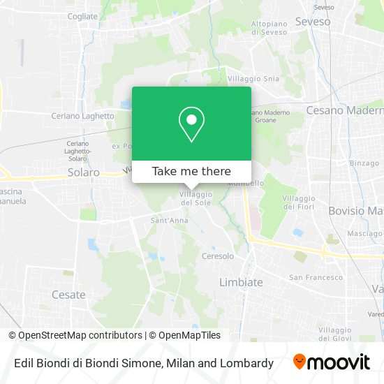 Edil Biondi di Biondi Simone map