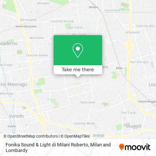 Fonika Sound & Light di Milani Roberto map