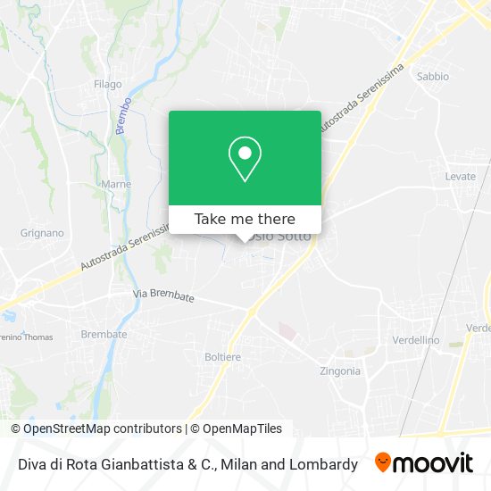Diva di Rota Gianbattista & C. map