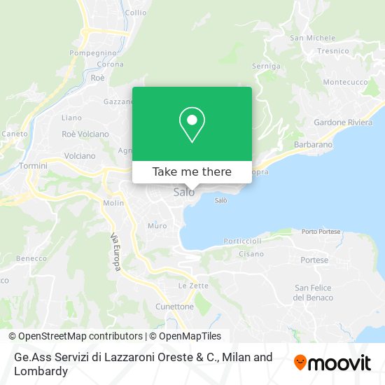 Ge.Ass Servizi di Lazzaroni Oreste & C. map