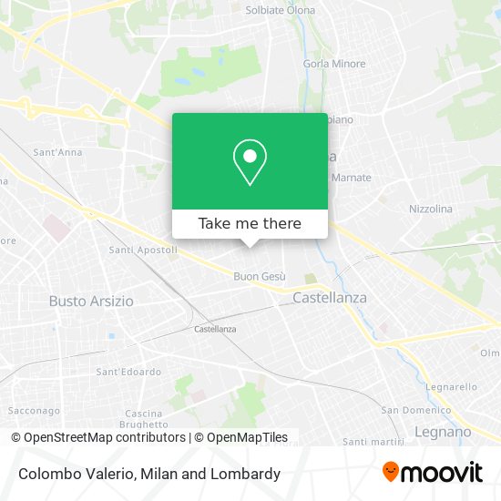 Colombo Valerio map