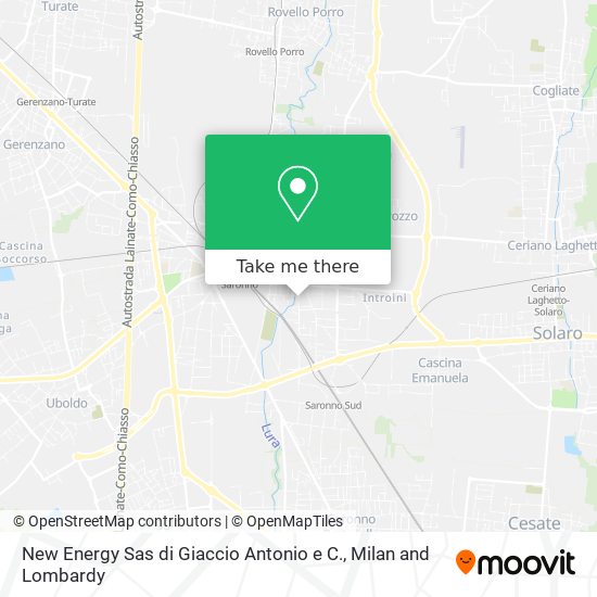 New Energy Sas di Giaccio Antonio e C. map