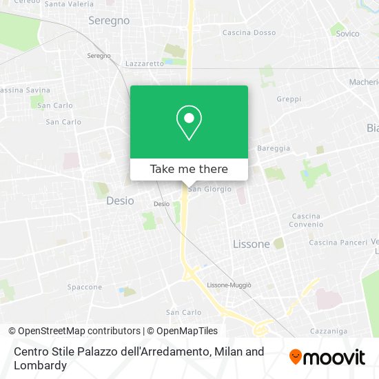 Centro Stile Palazzo dell'Arredamento map