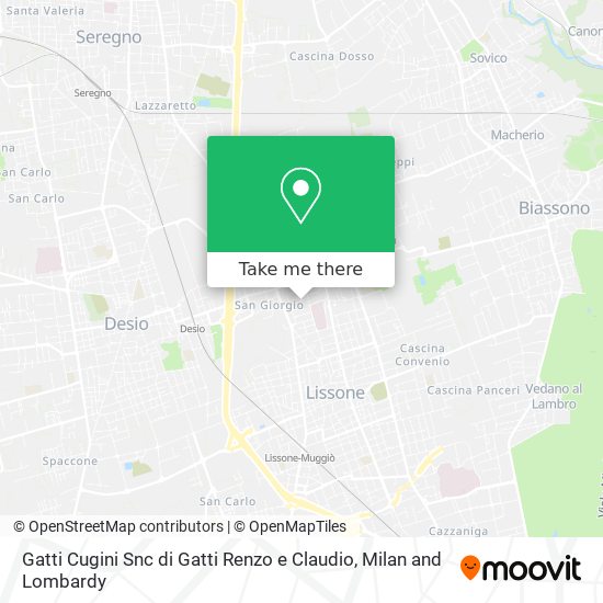 Gatti Cugini Snc di Gatti Renzo e Claudio map
