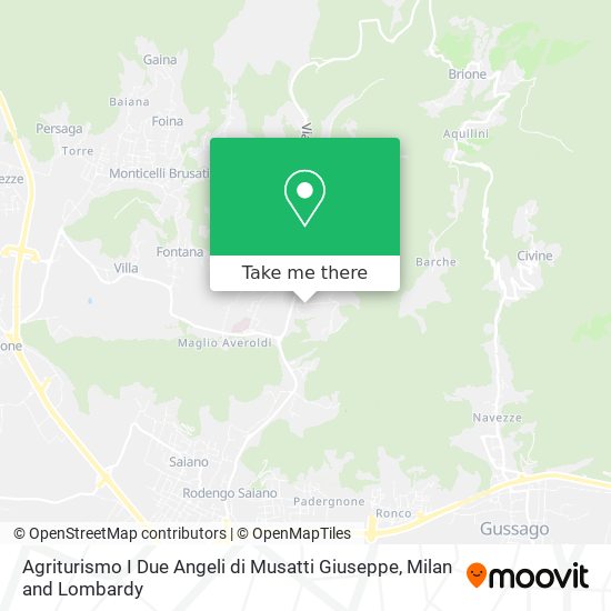 Agriturismo I Due Angeli di Musatti Giuseppe map