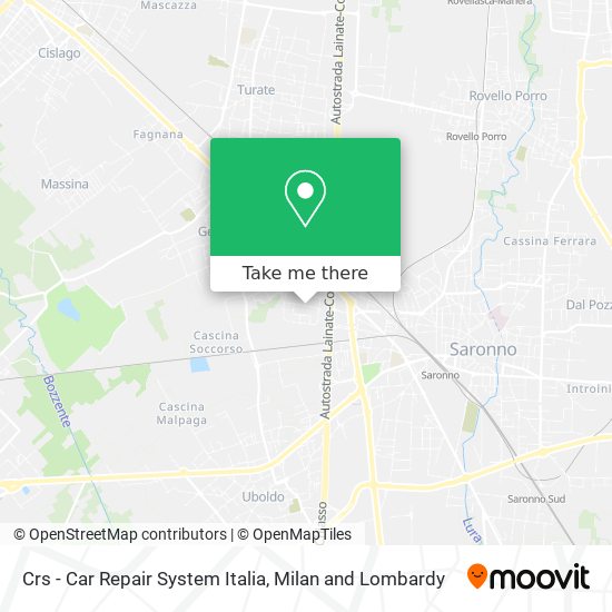 Crs - Car Repair System Italia map