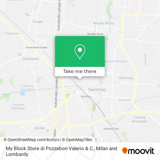 My Block Store di Pozzebon Valerio & C. map