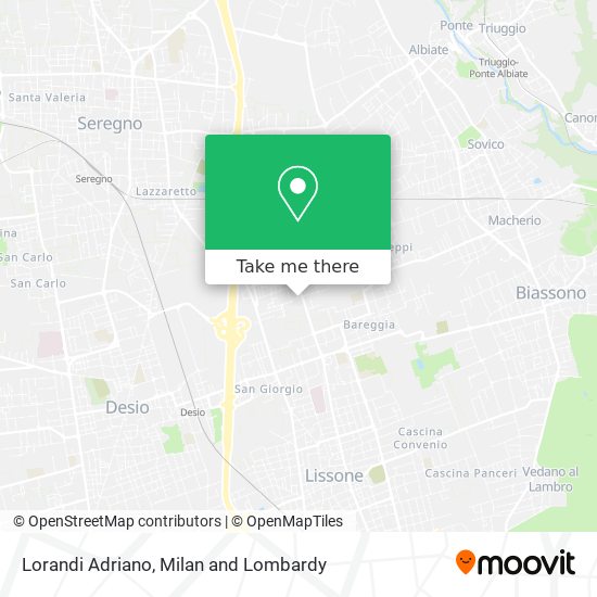 Lorandi Adriano map