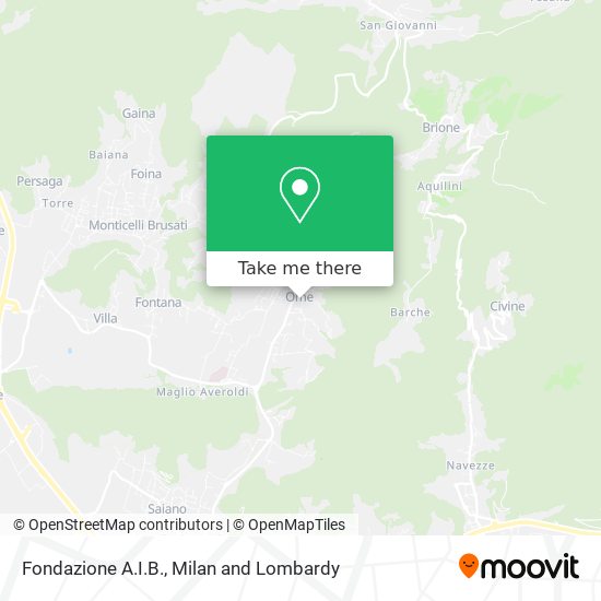 Fondazione A.I.B. map