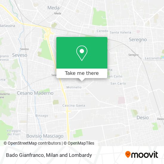 Bado Gianfranco map