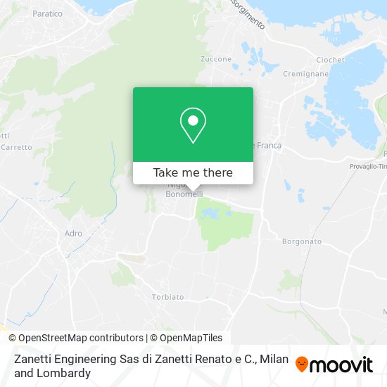 Zanetti Engineering Sas di Zanetti Renato e C. map