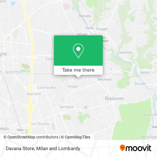 Davana Store map