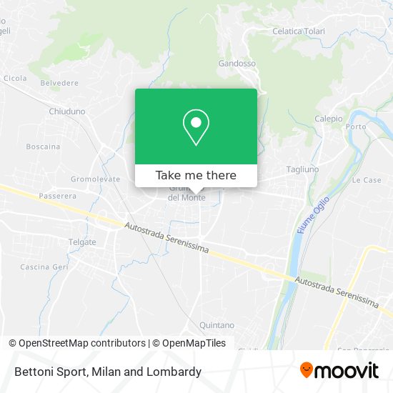 Bettoni Sport map