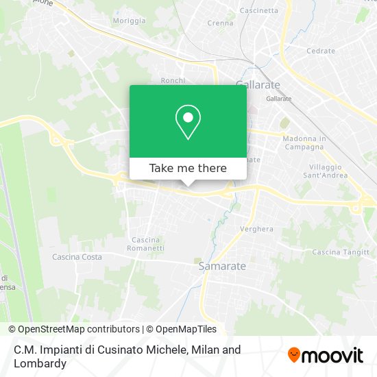 C.M. Impianti di Cusinato Michele map