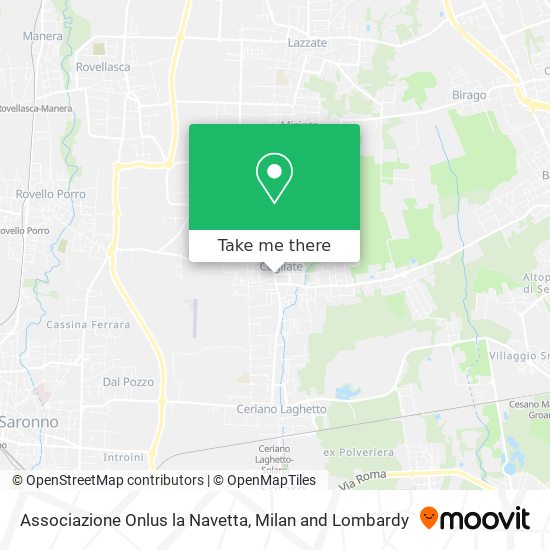 Associazione Onlus la Navetta map
