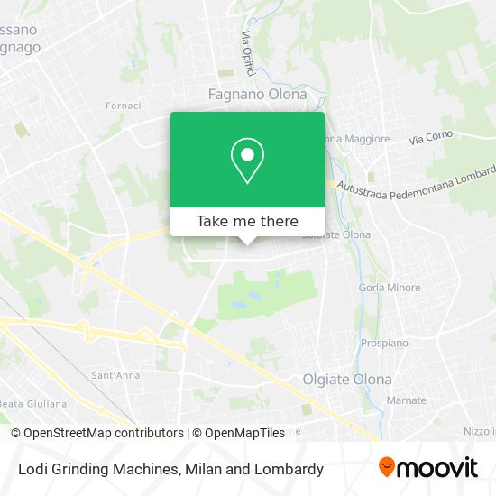 Lodi Grinding Machines map