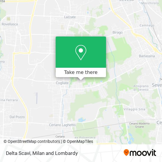 Delta Scavi map