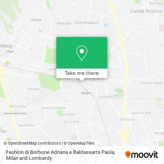 Fashion di Borbone Adriana e Baldassarra Paola map