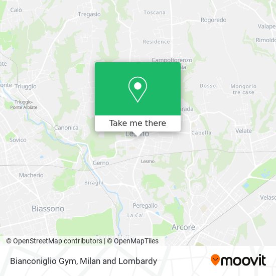 Bianconiglio Gym map