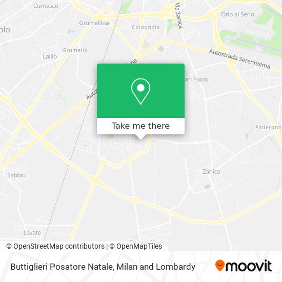 Buttiglieri Posatore Natale map