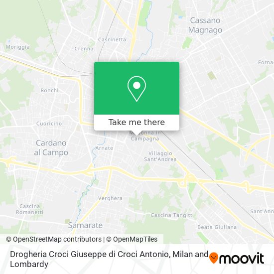 Drogheria Croci Giuseppe di Croci Antonio map