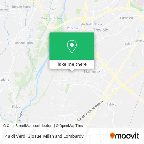 4a di Verdi Giosue map