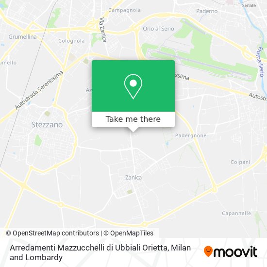 Arredamenti Mazzucchelli di Ubbiali Orietta map