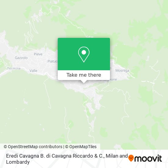 Eredi Cavagna B. di Cavagna Riccardo & C. map