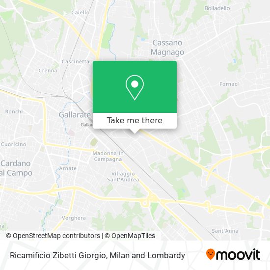 Ricamificio Zibetti Giorgio map