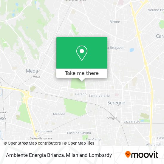 Ambiente Energia Brianza map