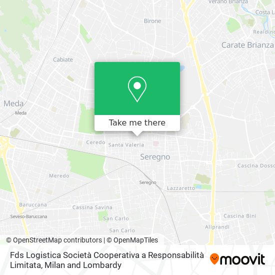 Fds Logistica Società Cooperativa a Responsabilità Limitata map