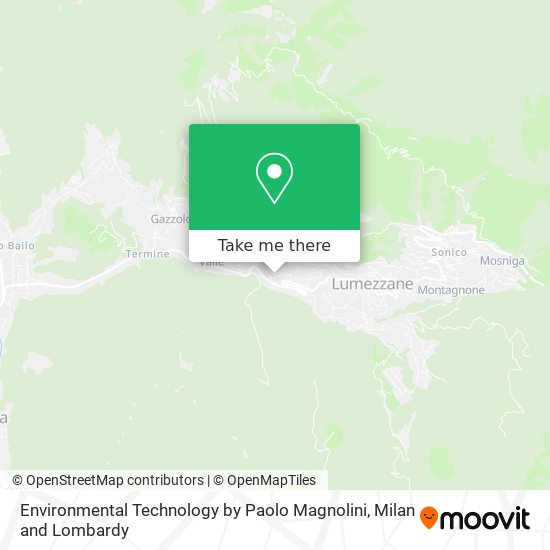 Environmental Technology by Paolo Magnolini map