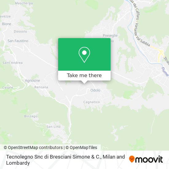Tecnolegno Snc di Bresciani Simone & C. map