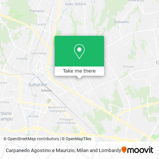 Carpanedo Agostino e Maurizio map