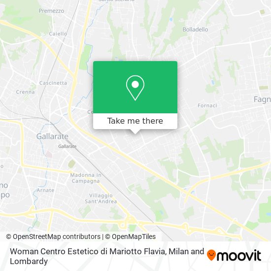 Woman Centro Estetico di Mariotto Flavia map