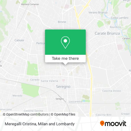 Meregalli Cristina map