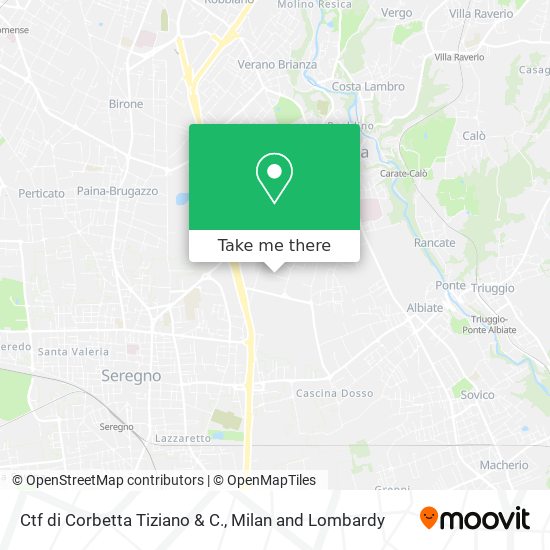 Ctf di Corbetta Tiziano & C. map