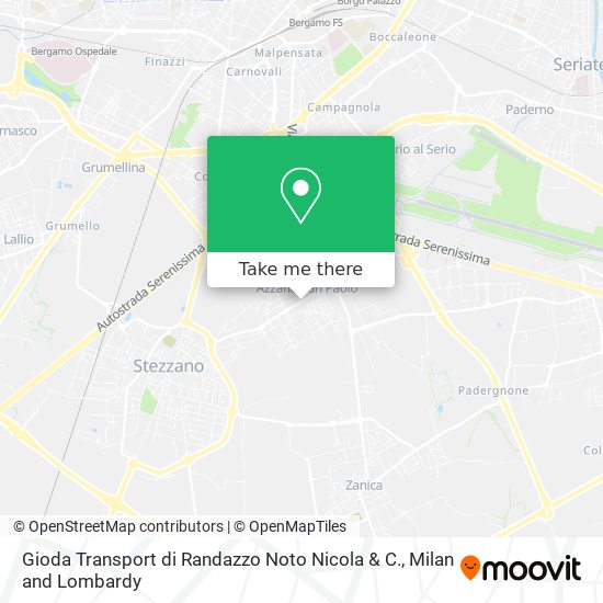 Gioda Transport di Randazzo Noto Nicola & C. map