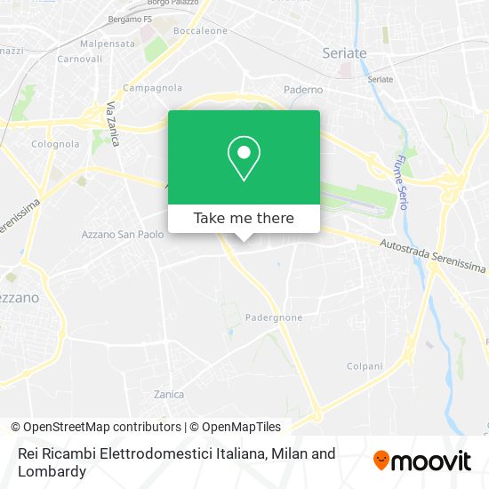 Rei Ricambi Elettrodomestici Italiana map