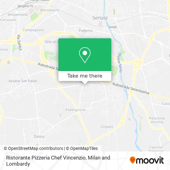 Ristorante Pizzeria Chef Vincenzio map