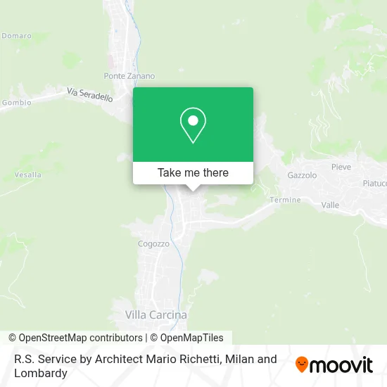 R.S. Service by Architect Mario Richetti map