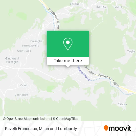Francesca Ravelli map
